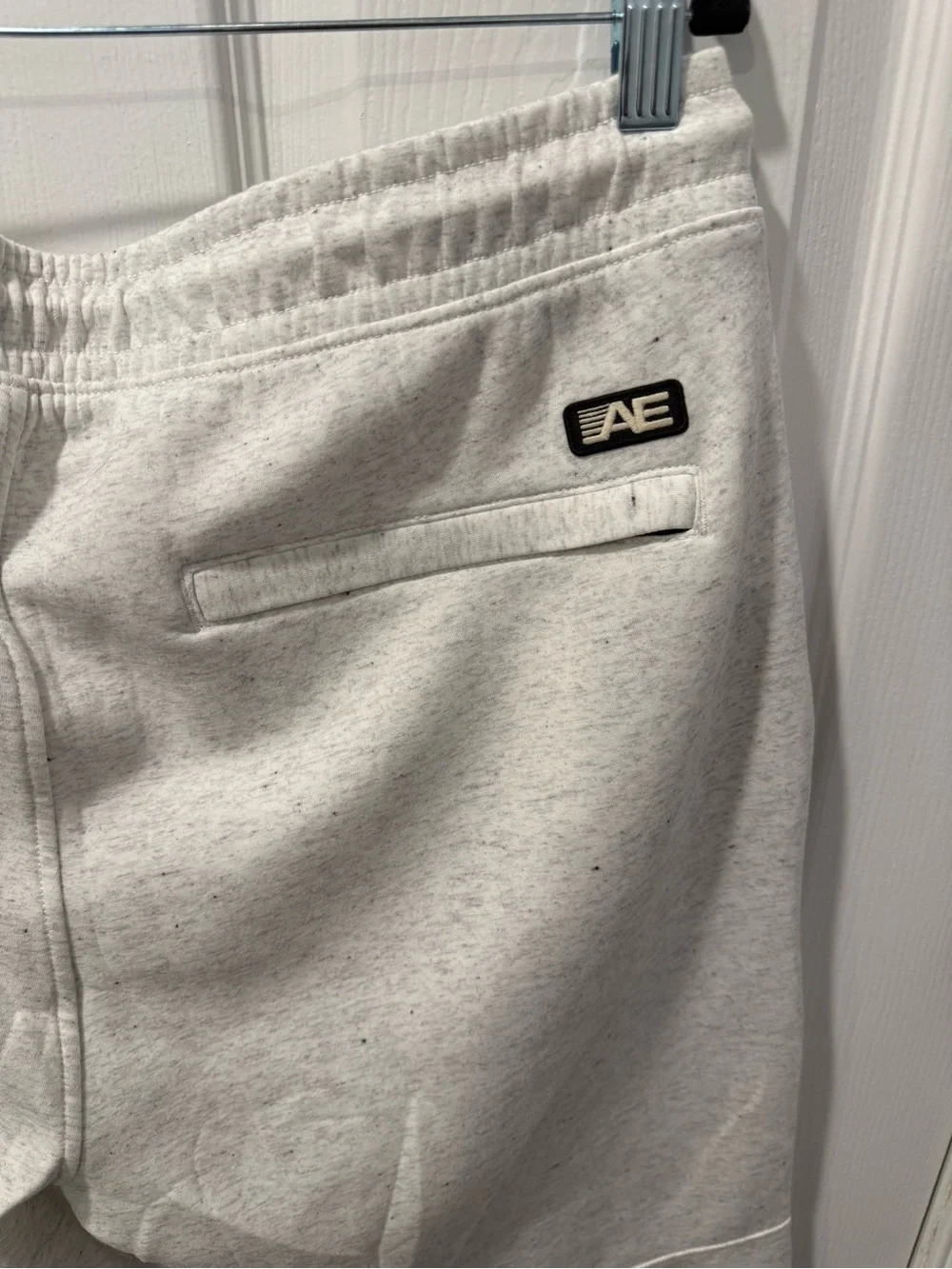 American Eagle Light Heather Gray Jogger Sweatpants